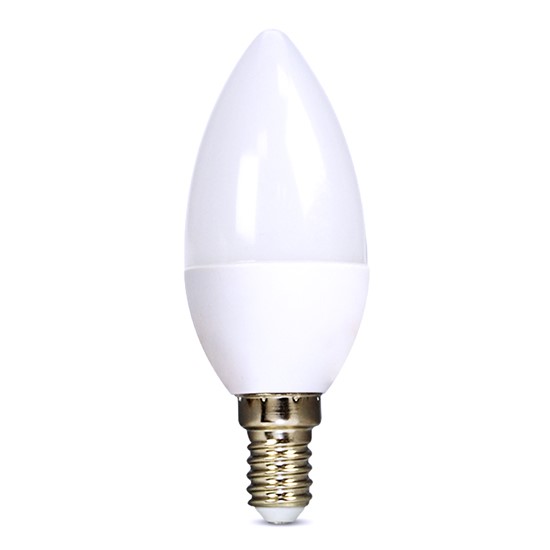 Žiarovka LED E14 6W C37 biela teplá SOLIGHT WZ409-1